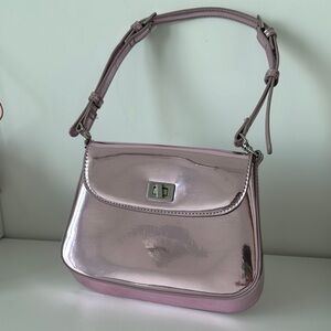 Glynit - Pink Metallic Women's Bag - NWT